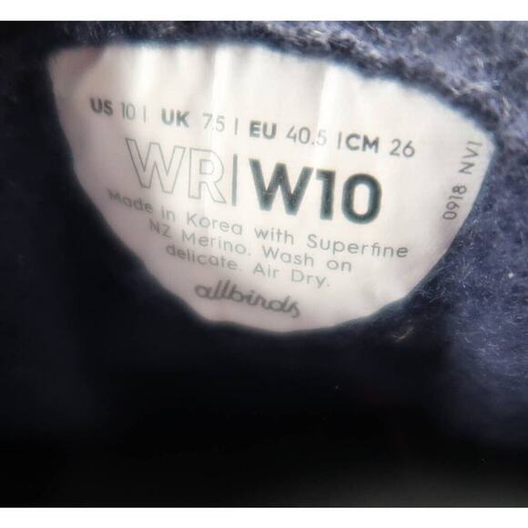 Allbirds Shoes Womens 10 Sneakers Lifestyle Wool Runner Athletic Casual Comfort - Picture 12 of 13